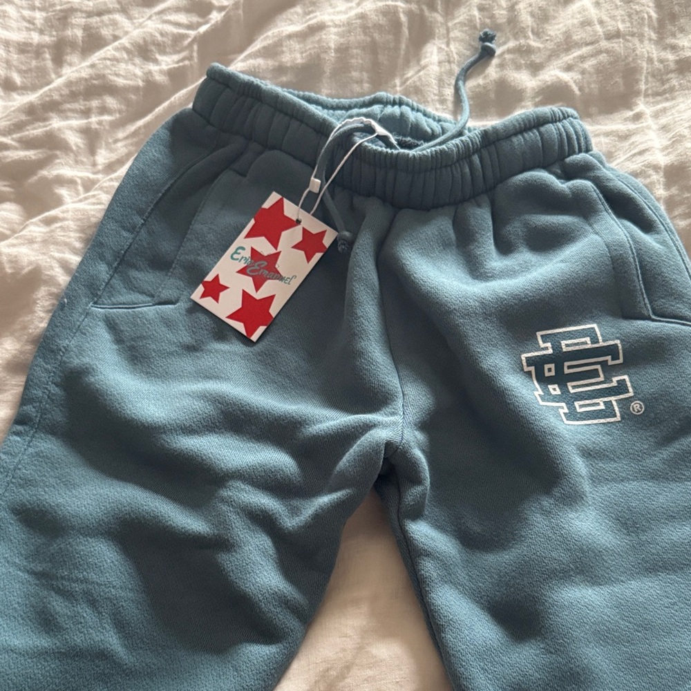 AUTHENTIC Eric Emanuel Kids blue Joggers size kids large